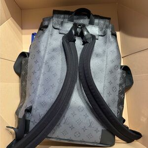 Louis Vuitton Monogram Black and Gray Backpack